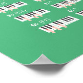 Cheeky Fingers - Piano Chords Poster (Hoek)