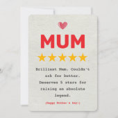 Cheeky & Funny Moederdag Kaart voor mama - Perfect (Voorkant)