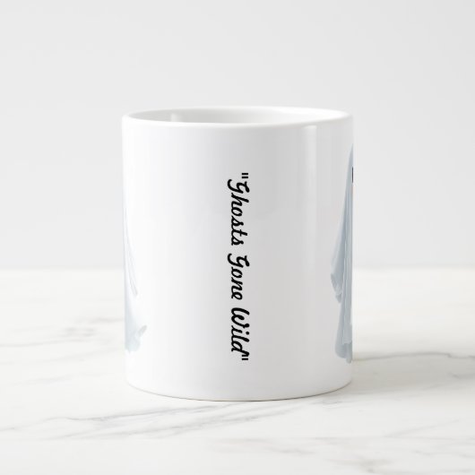 "Cheeky Ghost Glow" Grote Koffiekop (Voorkant)