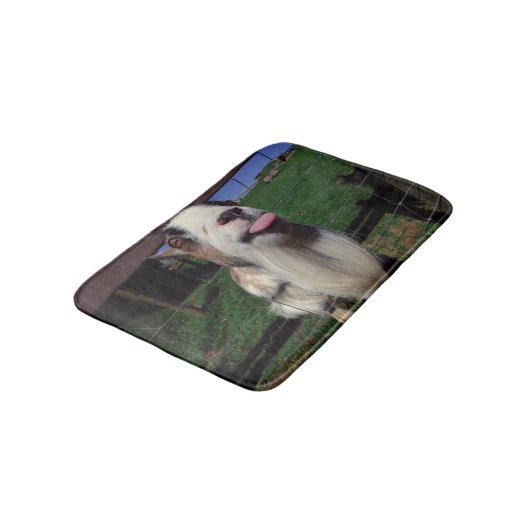 Cheeky Goat small bathmat Badmat (Gekanteld)