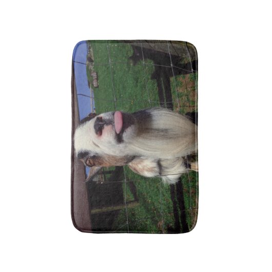 Cheeky Goat small bathmat Badmat (Voorkant Verticaal)