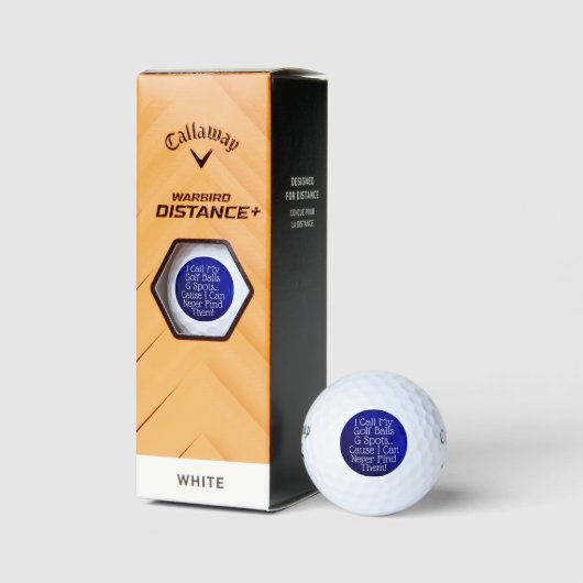 Cheeky Golf Ball Humor Golfballen (Verpakking)