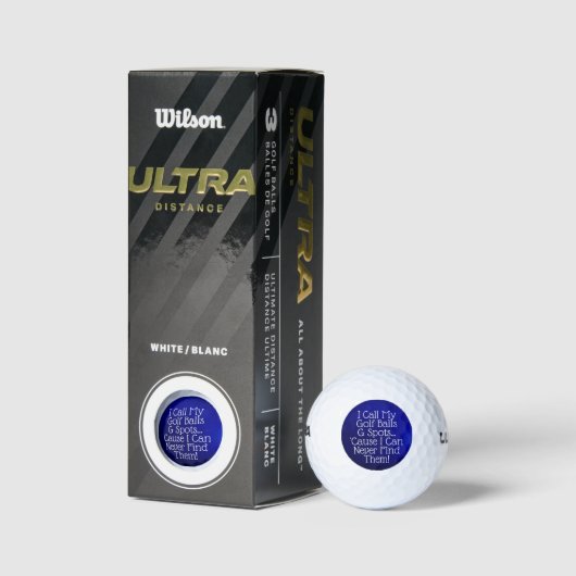 Cheeky Golf Ball Humor Golfballen (Verpakking)