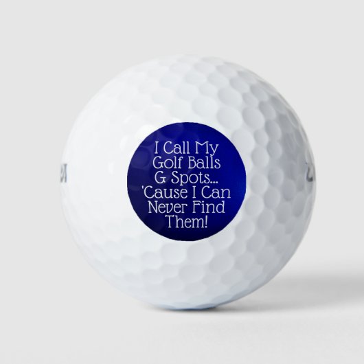 Cheeky Golf Ball Humor Golfballen (Voorkant)