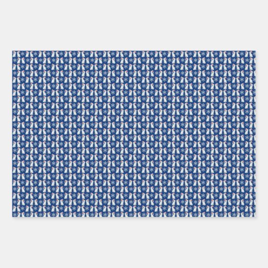 Cheeky Holiday Animal Paper Flat Sheet Set of 3 (Voorkant 3)