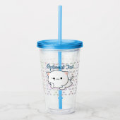 Cheeky Kawaii Style Kitten Acryl Drinkbeker (Voorkant)