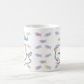 Cheeky Kawaii Style Kitten Koffiemok (Center)