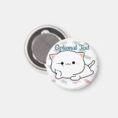Cheeky Kawaii Style Kitten Magneet (Voorkant / Achterkant)