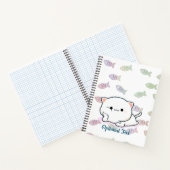 Cheeky Kawaii Style Kitten Notitieboek (Binnen)