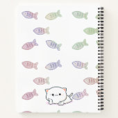 Cheeky Kawaii Style Kitten Notitieboek (Achterkant)