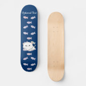 Cheeky Kawaii Style Kitten Persoonlijk Skateboard (Voorkant)