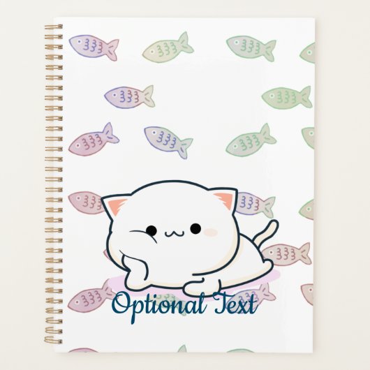Cheeky Kawaii Style Kitten Planner (Voorkant)