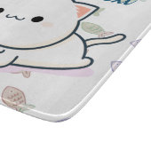 Cheeky Kawaii Style Kitten Snijplank (Hoek)