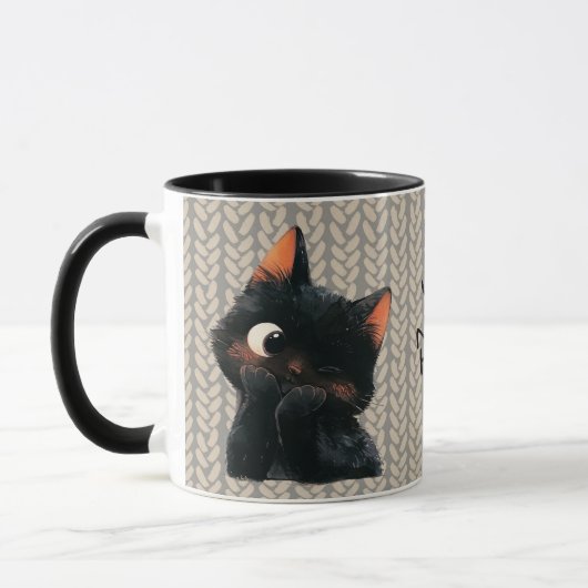 Cheeky Little Black Cat v3 Mok (Links)