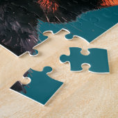 Cheeky Little Black Kitten Legpuzzel (Zijkant)