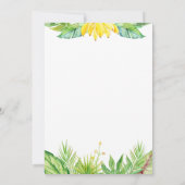 Cheeky Little Monkey Uitnodiging, Zoo feest Kaart (Achterkant)