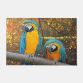 Cheeky macaws deurmat (Voorkant)