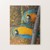 Cheeky macaws - schattige papegaai legpuzzel (Verticaal)