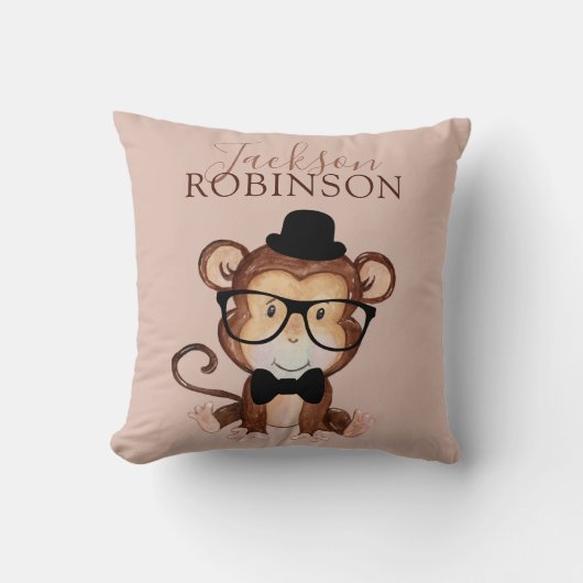 Cheeky Monkey | BABY | Kussen (Voorkant)