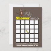 Cheeky Monkey, Baby shower Bingo (Voorkant)