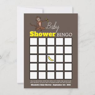 Cheeky Monkey, Baby shower Bingo