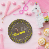 Cheeky Monkey, Baby shower Papieren Bordje (Feest)
