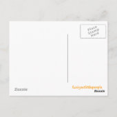 Cheeky Monkey Briefkaart (Achterkant)