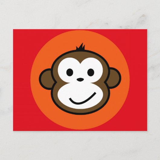 Cheeky Monkey Briefkaart (Voorkant)