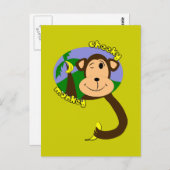 Cheeky Monkey Briefkaart (Voorkant / Achterkant)