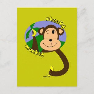 Cheeky Monkey Briefkaart