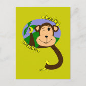 Cheeky Monkey Briefkaart (Voorkant)