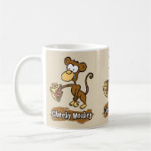 Cheeky Monkey Cartoon Design Koffiemok (Links)