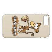 Cheeky Monkey Design heeft een monniksproeiende Ca Case-Mate iPhone Case (Achterkant (Horizontaal))