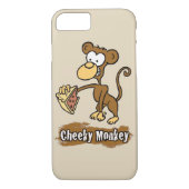 Cheeky Monkey Design heeft een monniksproeiende Ca Case-Mate iPhone Case (Achterkant)