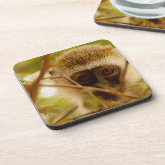 Cheeky Monkey. Drankjes Onderzetter (Linkerzijde)