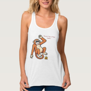Cheeky Monkey Flowy Tank Top Eerlijke Zondaar Vr
