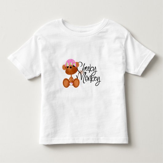 Cheeky Monkey - Girl Tshirts en Gifts (Voorkant)