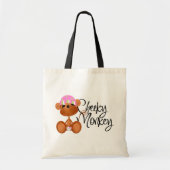 Cheeky Monkey - Girl Tshirts en Gifts Tote Bag (Voorkant)