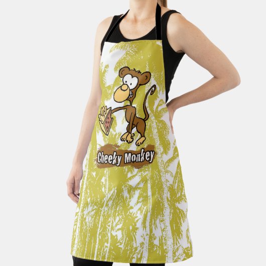 Cheeky Monkey in het Oerwoud Schort (Insitu)