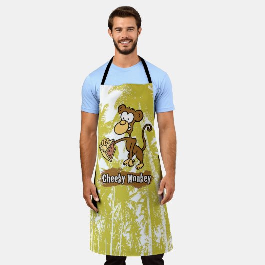 Cheeky Monkey in het Oerwoud Schort (Gedragen)