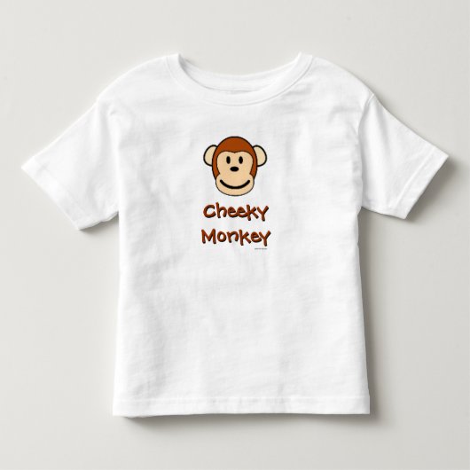 Cheeky Monkey Kinder Shirts (Voorkant)