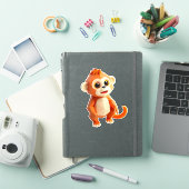 Cheeky Monkey Laptop Sticker (iPad Cover)