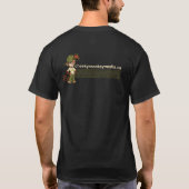 Cheeky Monkey Media T-shirt (Achterkant)