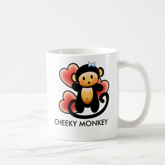 Cheeky Monkey-Mokken Koffiemok (Rechts)