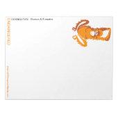 Cheeky monkey - Orangutan - Notitieblok (Voorkant)