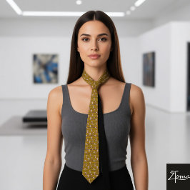 Cheeky Monkey Pattern Stropdas