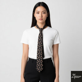 Cheeky Monkey Pattern Stropdas