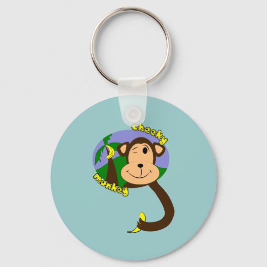 Cheeky Monkey Sleutelhanger (Voorkant)