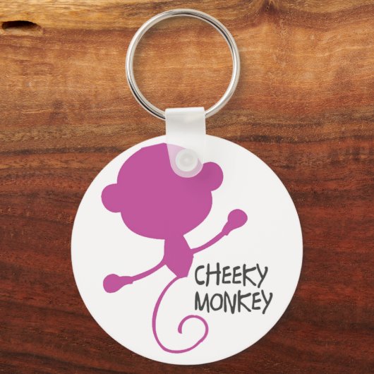 Cheeky Monkey Sleutelhanger (Voorkant)
