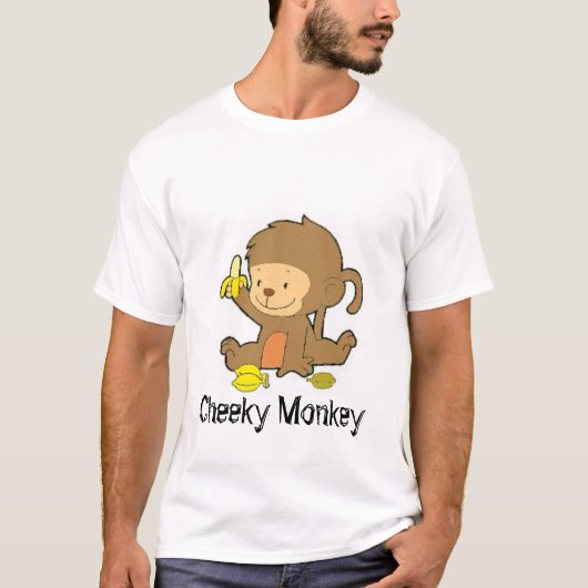 Cheeky Monkey T-shirt (Voorkant)